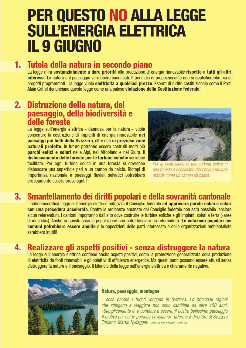 No alla legge sull’energia elettrica