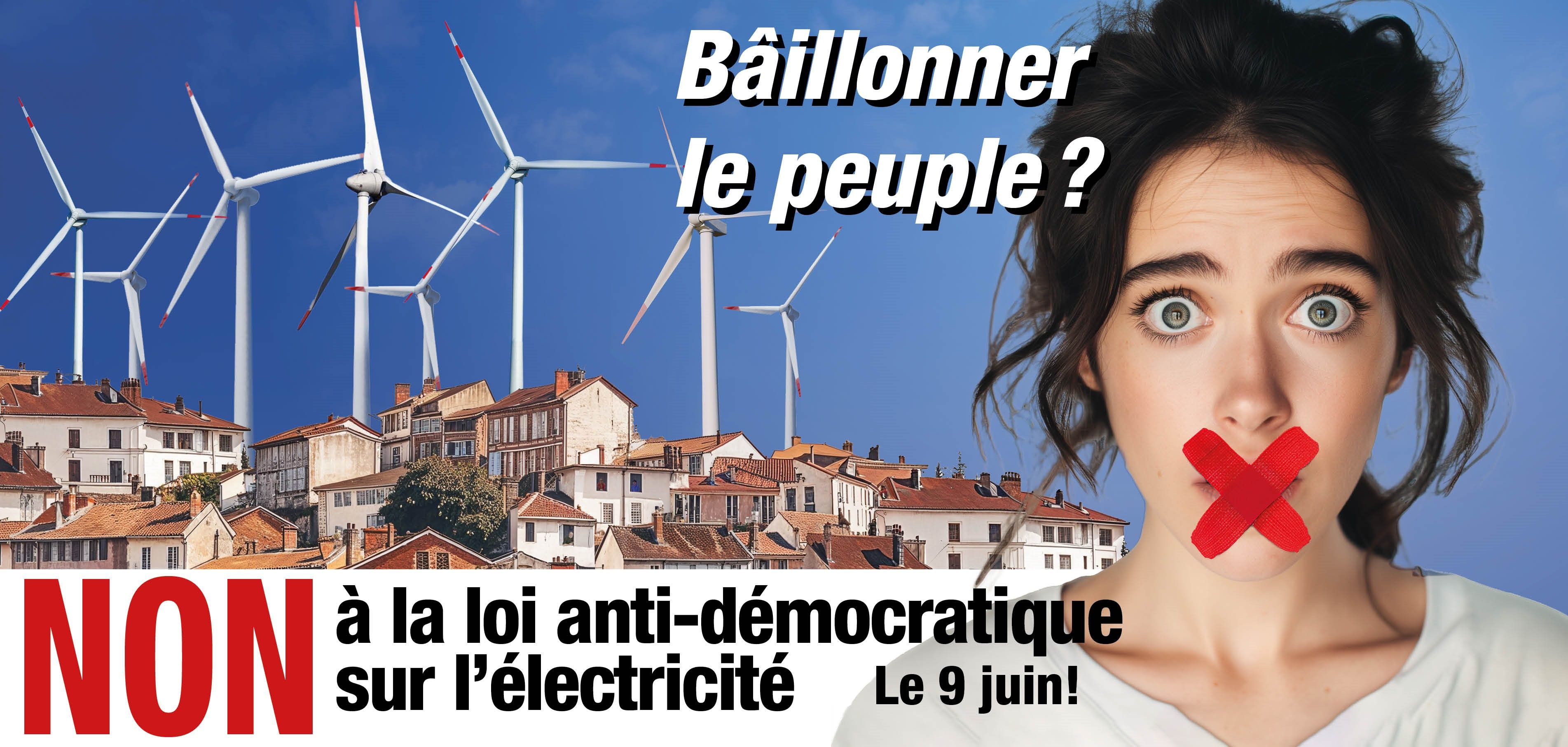 NON à la loi sur l'électricité