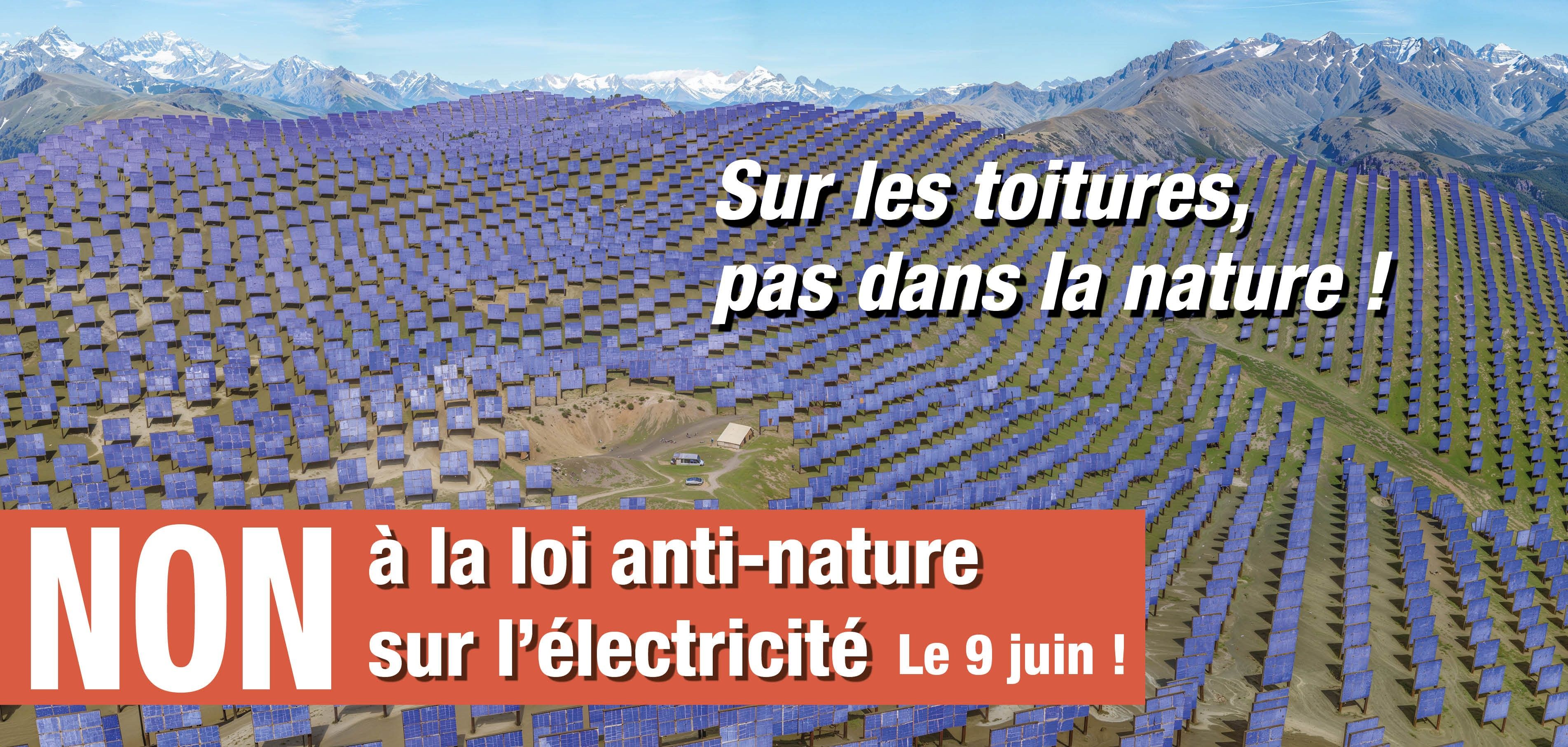 NON à la loi sur l'électricité